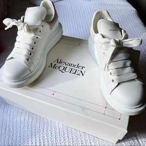 pink Alexander McQueen sneakers with box!